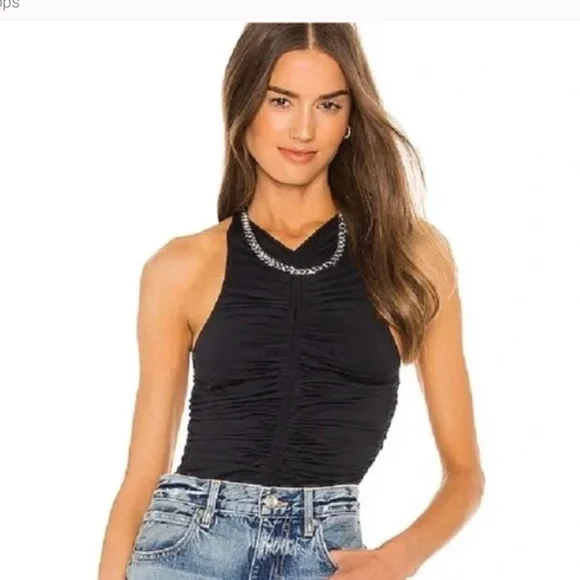 ALC ADLEY RUCHED Sleeveless Top TANK Size small S NWT - Picture 1 of 8